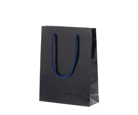 手提げ紙袋　ブライトバッグ　MM　紫紺　10枚画像