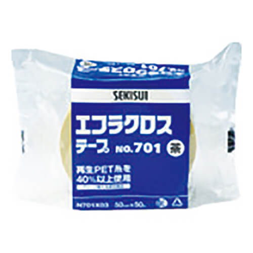 積水 エコラクロス No.701 白 50mm×50m N701W03画像