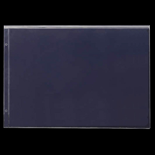 ﾁｬｯｸ式図面ｹｰｽ A2ｻｲｽﾞ 2穴 透明 1枚画像