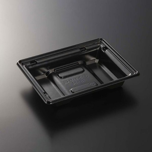 中央化学 どんぶり容器 CF あわせ箱 18-14 黒-BK 本体画像