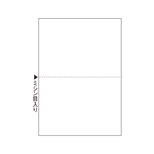 ﾏﾙﾁﾌﾟﾘﾝﾀ帳票 A5 白紙 2面 1箱(1200枚)画像