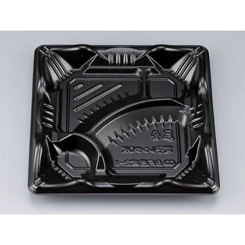 シーピー化成 弁当容器 BF恵味2-1 黒 本体(N)画像