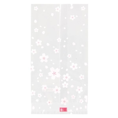 ヘッズ テープ無 OPP袋 サクラスイーツパック クリア-4(100枚)画像