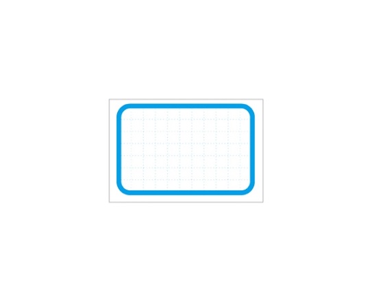 【50枚】抜型ショーカード アミ目入り ブルー 小画像