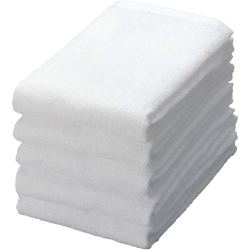 トリプルパワー　フェイスタオル　ホワイト５枚入×２画像