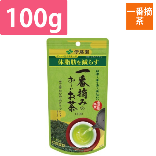 一番摘みおーいお茶1200かなやみどり100g画像