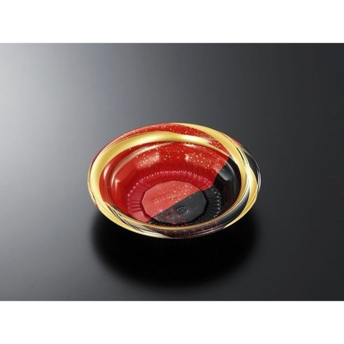 中央化学 どんぶり容器 CT ほまれ丼 M18 風林R-BK 本体画像