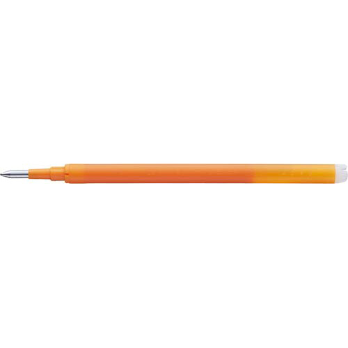 フリクション単色用替芯 0.7mm オレンジ オレンジの芯が透明なケースに収められた状態