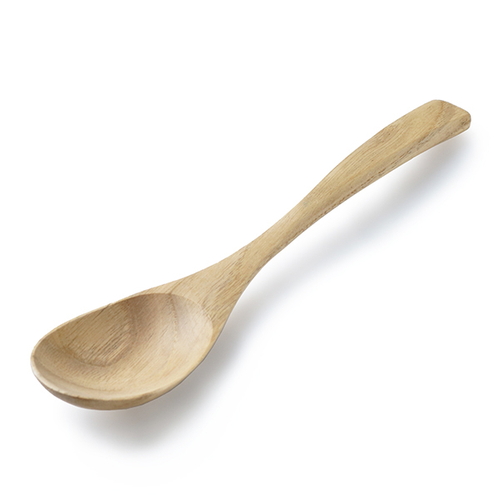 スプーン カレースプーン 20cm 大 栗の木 天然木 カトラリー画像