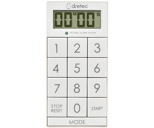 デジタルタイマー「スリムキューブ」 ホワイト画像