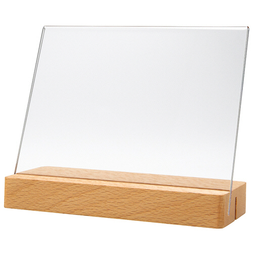 ｻｲﾝﾎﾙﾀﾞｰ2WAY木製ｽﾀﾝﾄﾞ A6ﾖｺ 1個画像