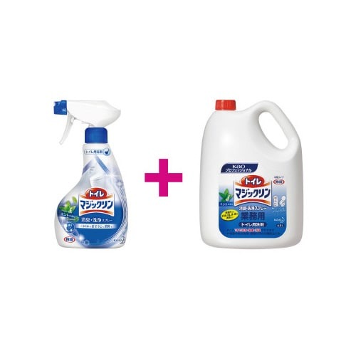 トイレマジックリン　本体＋業務用４．５Ｌセット画像
