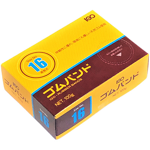 ｺﾞﾑﾊﾞﾝﾄﾞ #16 ｱﾒ色 SM 100g 1箱画像