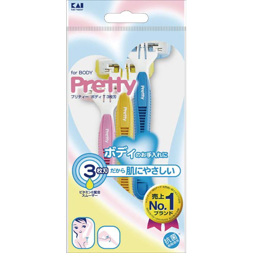 ＧＡ０００７プリティーボディＴ３枚刃画像