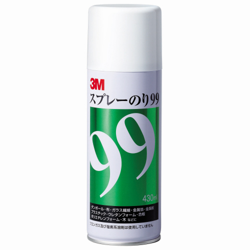 ｽﾌﾟﾚｰのり99 厚いもの､凸凹な表面 430mL 1本画像