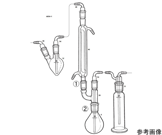 ランキン法反応蒸留装置画像