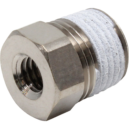 ﾁｭｰﾌﾞﾌｨｯﾃｨﾝｸﾞ 延長継手ﾌﾞｯｼｭﾁｭｰﾌﾞ1ﾈｼﾞM5 1個画像