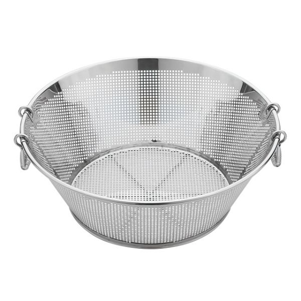 揚げ物用品 UK 揚げザル・平底55cm 【角穴】 YUKIWA画像