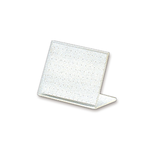 ｶｰﾄﾞ立 L型(再生PET樹脂製) W65×H45mm 1ｾｯﾄ(20個)画像