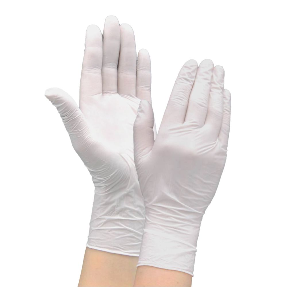 タケトラ ニトリル手袋　ホワイト　S　200枚入画像