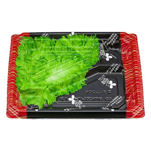 シーピー化成 弁当容器 BFNアルバ8S-1平 滝縞L-B 本体画像