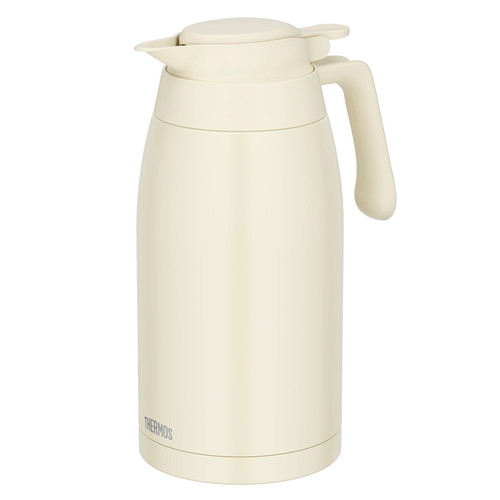 サーモス ポット 2L ステンレスポット アイボリー画像