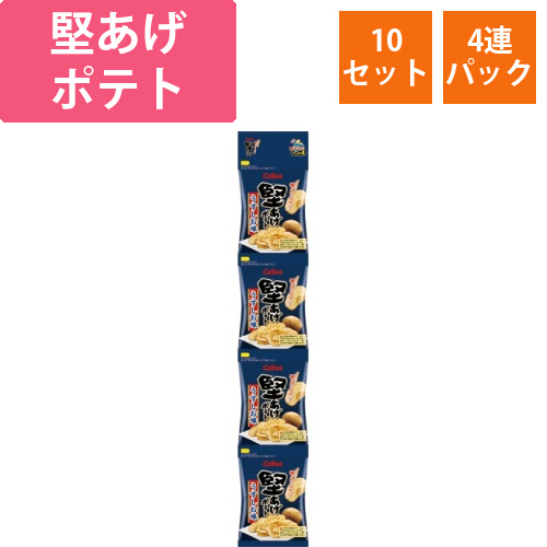 堅あげポテト　プッチ4　うすしお味　60g(15g×4袋)/パック　1セット(10パック)画像