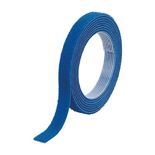 ﾏｼﾞｯｸﾊﾞﾝﾄﾞ結束ﾃｰﾌﾟ 両面ﾀｲﾌﾟ 青 10mm×1.5m 1巻画像