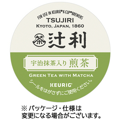 Kｶｯﾌﾟ専用ｶｰﾄﾘｯｼﾞ 辻利 宇治抹茶入り煎茶 1箱(12杯)