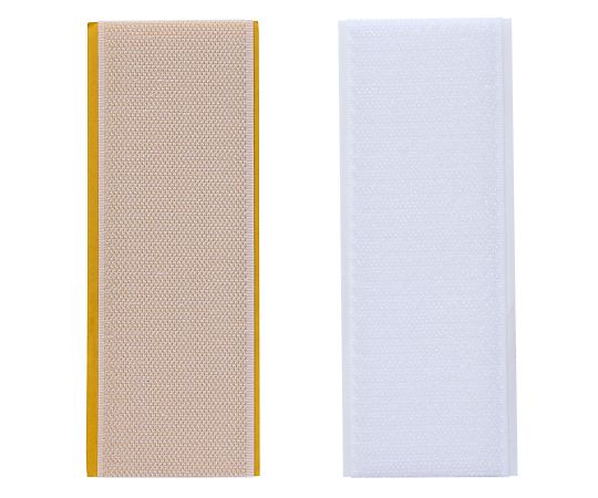 強力面ファスナー バリバリテープ 粘着付 50×150mm 白 1セット（2組入）画像