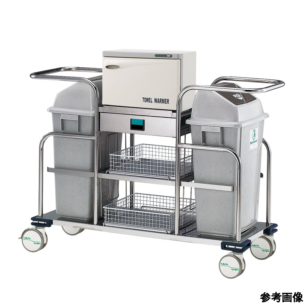 清拭オムツ交換車 18L（おしぼり65～80本収納）