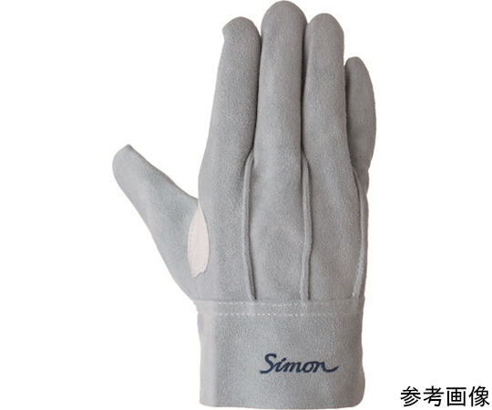 牛床革背縫い手袋　鳶技　LL画像