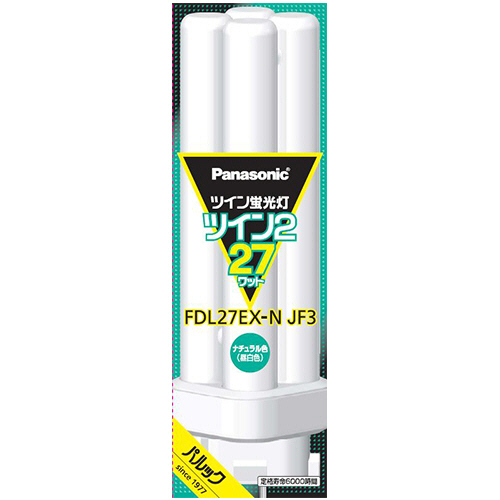 ﾂｲﾝ蛍光灯 ﾂｲﾝ2 27W形 昼白色 1個画像