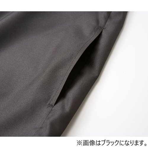 ユニフォーム 706101 スタッフJKT ネイビー L United Athle 前面全体が見える、ネイビーのジャケットがハンガーにかけられた様子