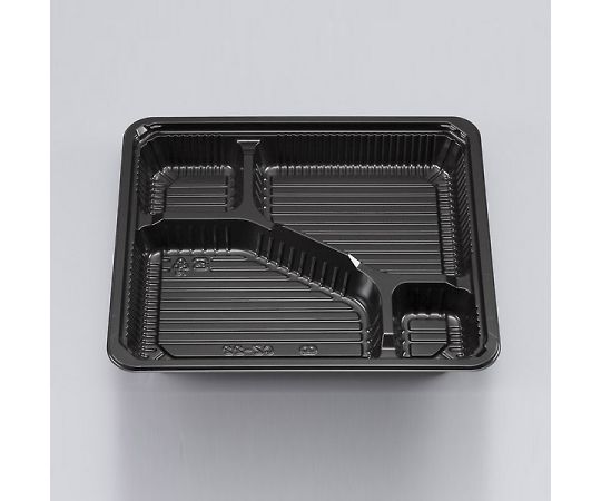 弁当容器 新CZ-22 BS黒本体 50枚画像