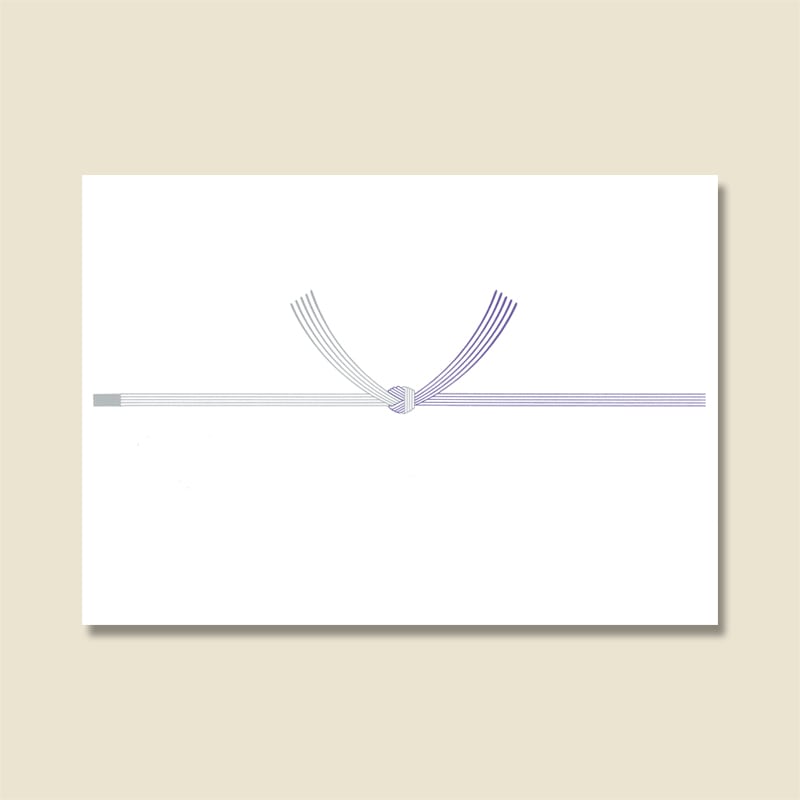 ５５７３２　コピー用紙のし紙　仏字無　Ａ４判画像