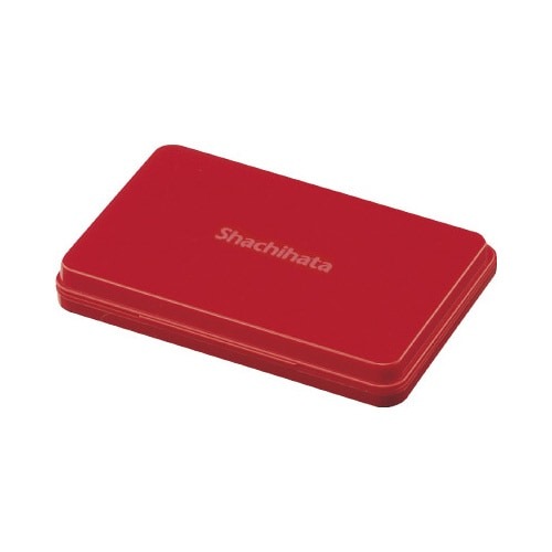 シヤチハタスタンプ台（油性顔料）　大形　赤画像