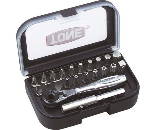 オフセット式ラチェットドライバー ビットラチェットセット 7pcs（22個）