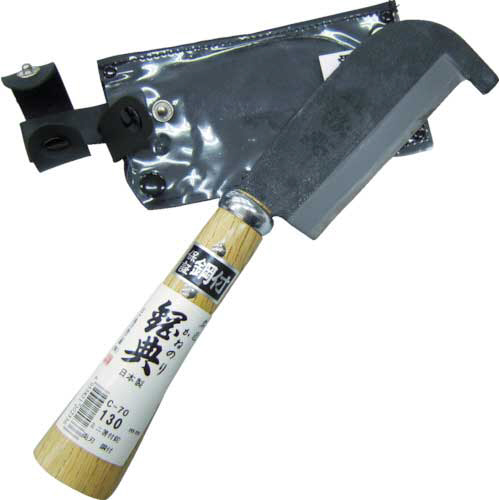 鋼典 両刃ﾐﾆ箸付鉈鋼付 完全包装 1丁画像