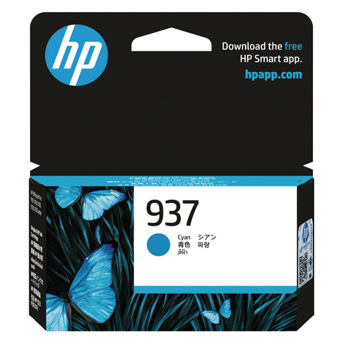 HP937 ｲﾝｸｶｰﾄﾘｯｼﾞ ｼｱﾝ 4S6W2NA 1個画像