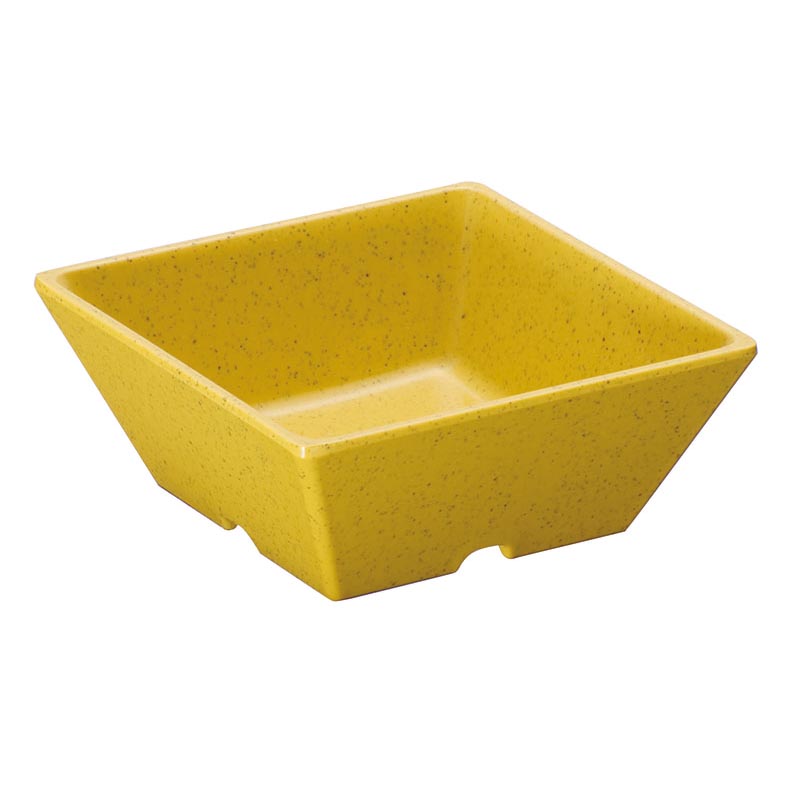 メラミン食器 スクウェア小鉢 カラシ 10cm SS-24-KR 台和画像