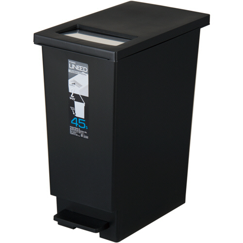 ﾕﾆｰﾄﾞ ﾌﾟｯｼｭ&ﾍﾟﾀﾞﾙ 45L ﾌﾞﾗｯｸ 1個画像