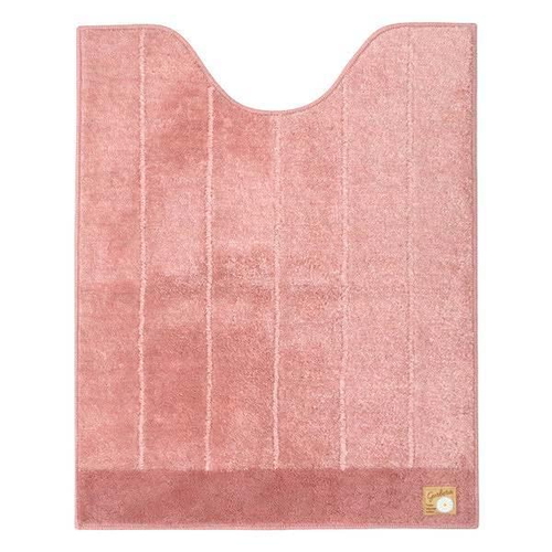 トイレマット 75×60cm 胴長 シャンフル 北欧 ピンク画像