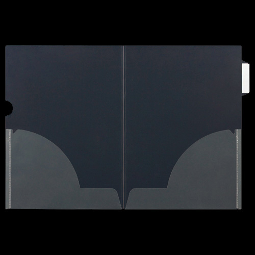 ｲﾝﾃﾞｯｸｽ付ｸﾘｱﾎﾙﾀﾞｰ A4(見開きA3) 二つ折ｻｲﾄﾞｲﾝﾃﾞｯｸｽ付 1ﾊﾟｯｸ(10枚)