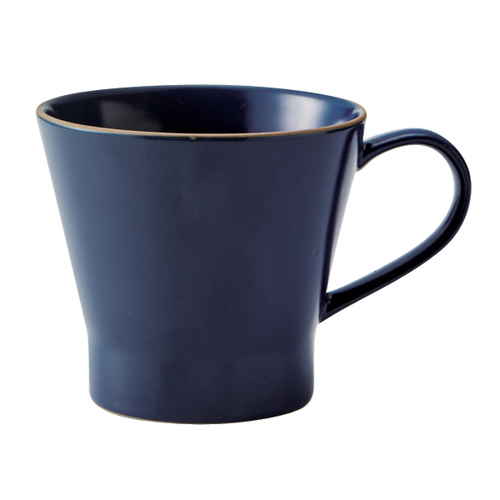 マグカップ 350ml エッジライン 陶器 食器 ブルー画像