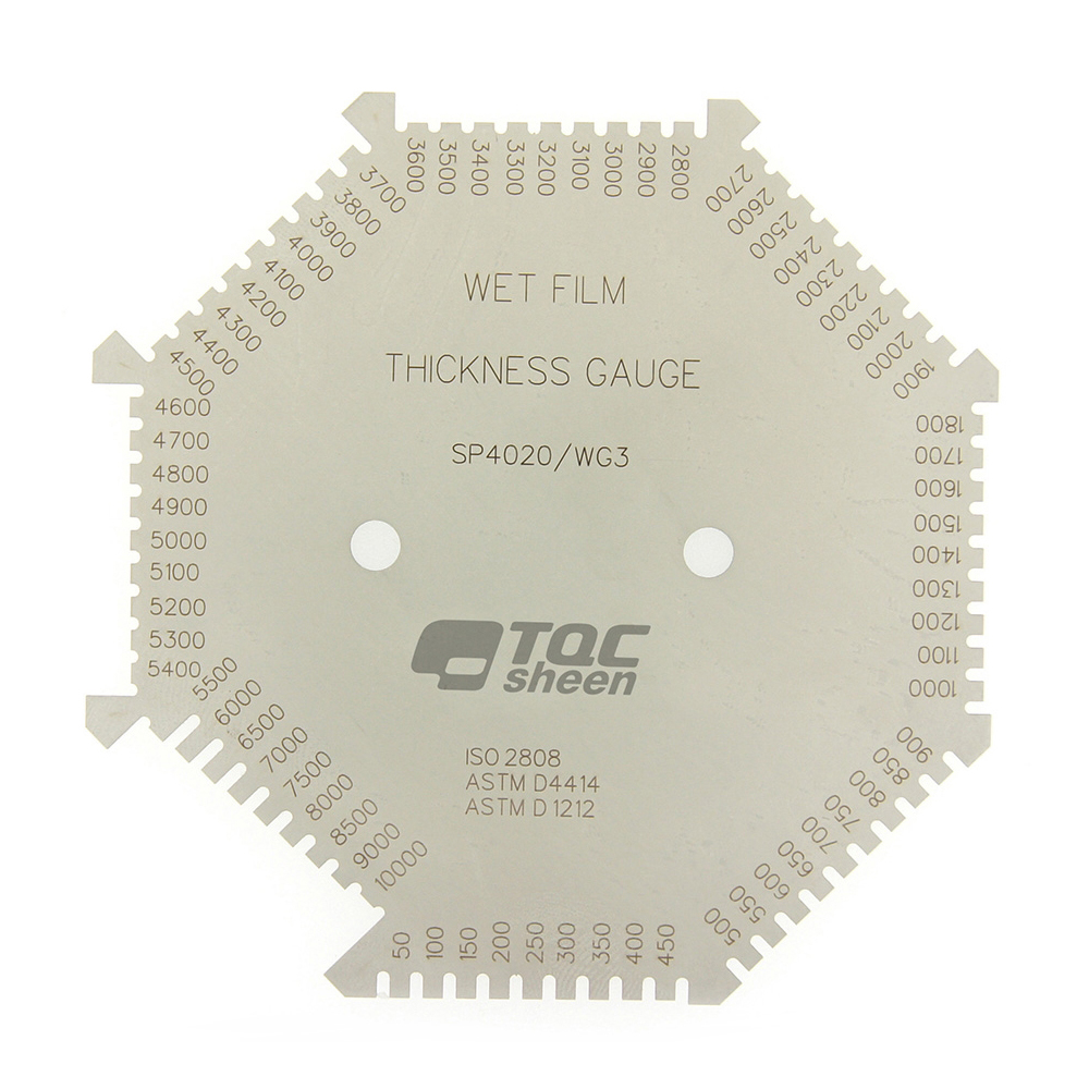 角形ウェットフィルム膜厚計 測定範囲：50～10000μm画像
