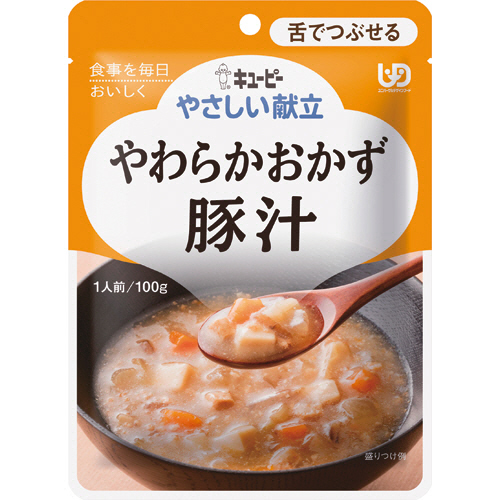 やさしい献立 やわらかおかず 豚汁 100g 1ｾｯﾄ(6ﾊﾟｯｸ)画像