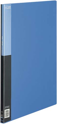 クリヤーブックベーシック横入　Ａ３縦４０Ｐ青４冊画像