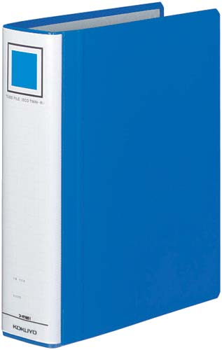 チューブＦエコツインＲ青Ｂ５縦背幅６５ｍｍ４－９冊画像