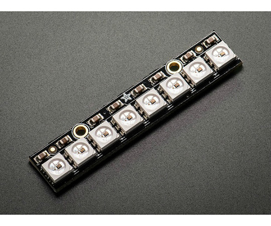 NeoPixel　Stick　-　8　x　5050　RGB　LED　with　Integrated　Drivers画像